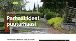 Desktop Screenshot of marketanpuisto.fi