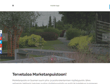 Tablet Screenshot of marketanpuisto.fi